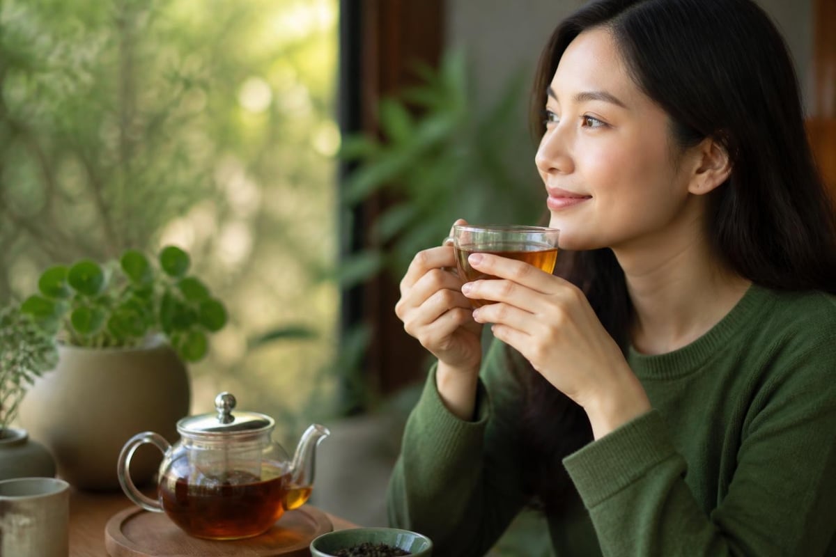Black tea health compounds