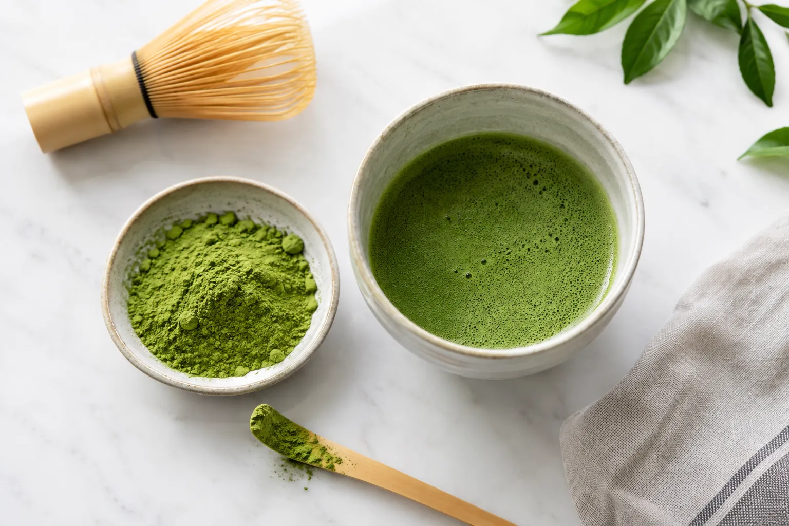 What color, aroma, and texture can reveal about matcha