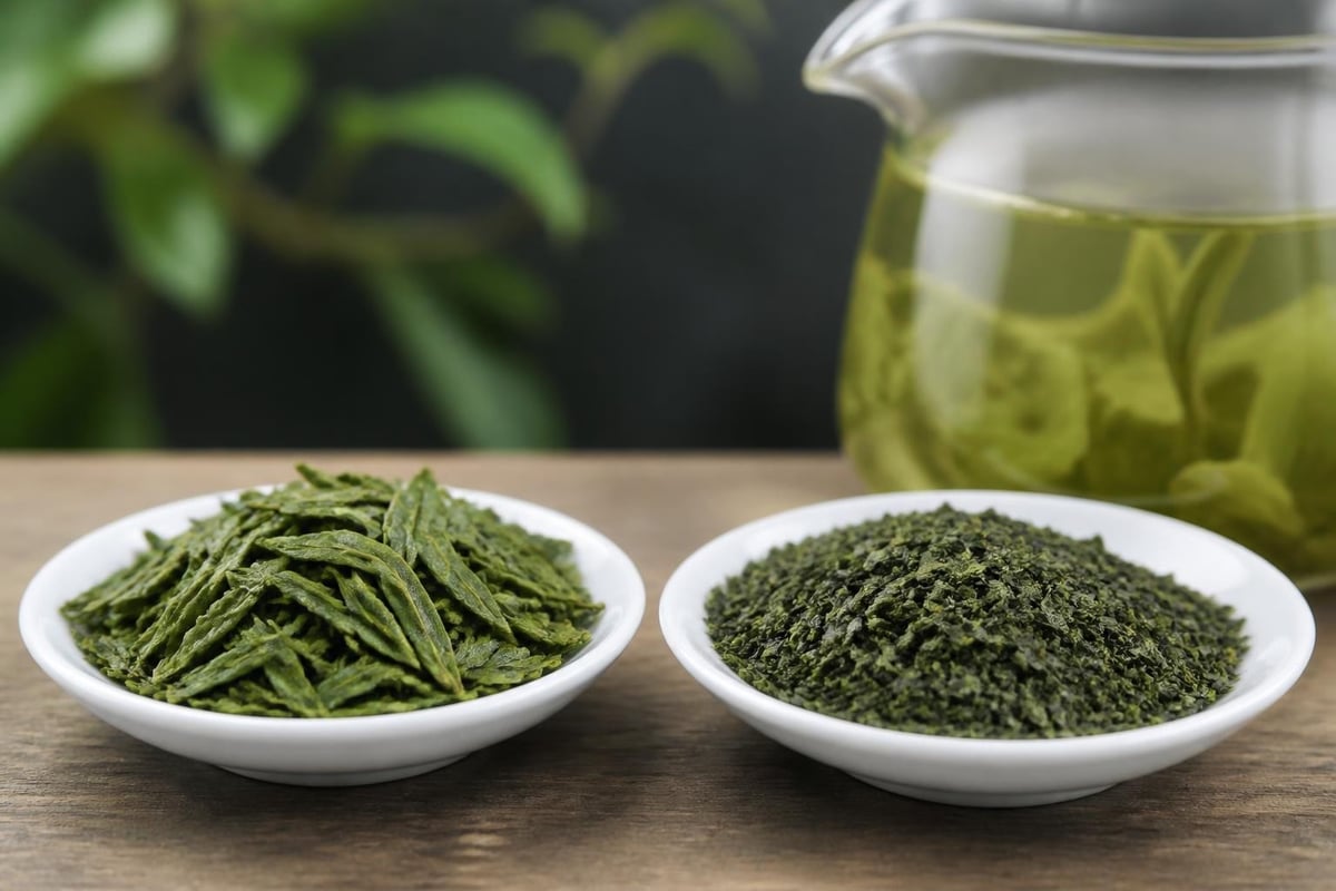 Health compounds in green tea